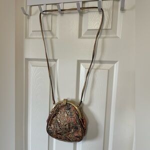 Patricia Nash Portafina Woven Frame Crossbody Bag